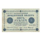 РСФСР 5 рублей 1918 года. Пятаков, Стариков. Состояние ХF