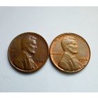 1 цент США 1964г Р и D