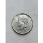 США 1/2 доллара 1968г(Серебро)