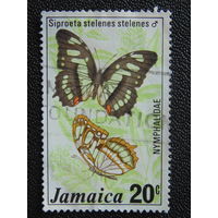 Ямайка 1978 г. Бабочки.
