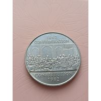 Канада. 1 доллар 1982 год. 115 лет Конституции Канады.РАСПРОДАЖА(6)