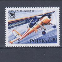 [2213] Польша 1978. Авиация.Самолет. MNH