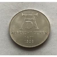 Германия 5 марок 1971 - 500 лет со дня рождения Альбрехта Дюрера - серебро!