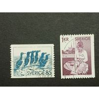 Швеция 1976. Птицы и кружевница. Полная серия