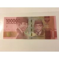 Индонезия 100000 рупий 2016 год пресс
