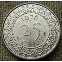 25 центов 1976 Суринам