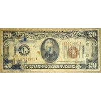 20$ 1934г Hawaii -редкость-