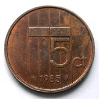 5 центов 1985 Нидерланды