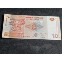 Конго 10 франков 2003 (UNC)