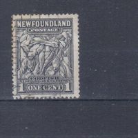 [948] Британские колонии. Ньюфаундленд 1932. Улов трески. Гашеная марка.