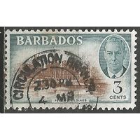 Барбадос. Король Георг VI. Форт Довер. 1950г. Mi#186.