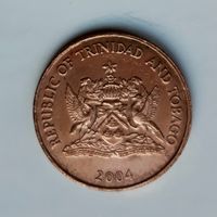 Тринидад и Тобаго. 5 центов 2004 г.