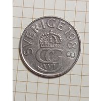 Швеция 5 крон 1983 года .