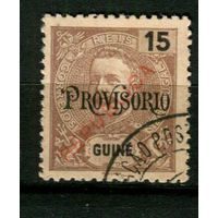 Португальские колонии - Гвинея - 1913 - Надпечатка REPUBLICA 15R - [Mi.132] - 1 марка. Гашеная.  (Лот 144BE)