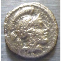 Греческая Малая Азия (Киликия). 4 век до н.э.Обол.серебро.Голова Афины справа