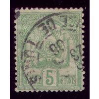 1 марка 1888 год Тунис 11