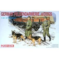1/35 Немецкие фельджандармы с собаками / GERMAN FELDENDARMERIE W/DOGS (Dragon)