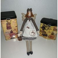 Кофейная фея Тильда  для интерьера кухни.