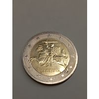 2 евро Литва 2017 г.