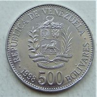 Венесуэла 500 боливаров 1998