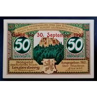 РАСПРОДАЖА!!! -ГЕРМАНИЯ ЛОЙТЕНБЕРГ (ТЮРИНГИЯ) 50 пфеннигов 1921 год.