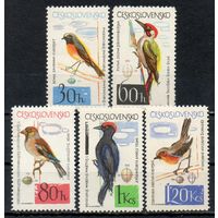 Птицы Чехословакия 1964 год 5 марок