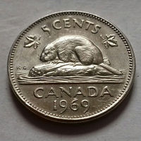 5 центов, Канада 1969 г.