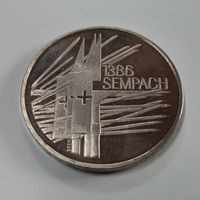 Швейцария 5 франков 1986 600 лет битве при Земпахе