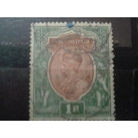 Британская Индия 1911 Король Георг 5 1 рупмя
