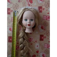 Голова от фарфоровой куклы с длинной косой. Фарфоровая кукла. Есть еще много в моих лотах!