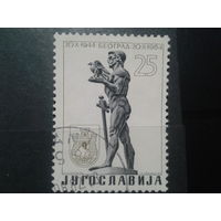 Югославия, 1964. 20 лет освобождения Белграда, победитель, скульптура