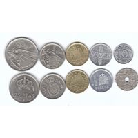 Испания набор 10 монет