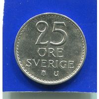 Швеция 25 эре 1973