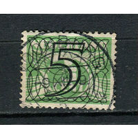 Нидерланды - 1940 - Цифры. Надпечатка нового номинала 5С на 3С - [Mi.358] - 1 марка. Гашеная.  (Лот 28DX)-T2P24