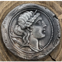 Амфиполис в Македонии 167 до н. э. серебро греческая тетрадрахма