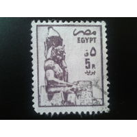 Египет 1985 статуя фараона Рамсеса 2