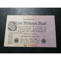 Германия 2 миллиона марок 1923