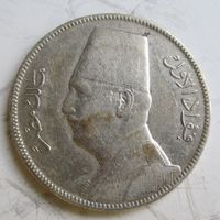 Египет 5 пиастров 1929 серебро  .29-317