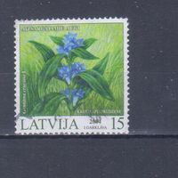 [78] Латвия 2004. Флора.Цветы. Гашеная марка.
