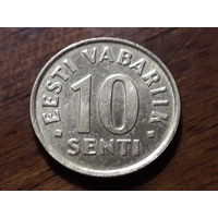 Эстония 10 центов 2002