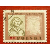 Польша. Коперник. ( 1 марка ) 1969 года. 4-1.