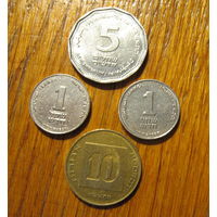 Израиль. Набор из 8 монет.