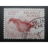 Дания Гренландия 1982 китобои, кит