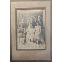 Фото-раскладушка "Семья", эмигранты из Зап. Бел., США, Детройт, 1920-1930-е гг.