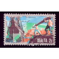1 марка 1981 год Мальта Кража досок 638