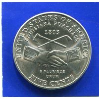 США 5 центов 2004 D , UNC