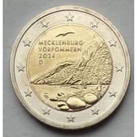 Германия 2 евро 2024 г. A. Мекленбург-Передняя Померания