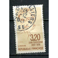 Франция - 1990 - Жан Геэнно - [Mi. 2763] - полная серия - 1 марка. Гашеная.  (Лот 54CQ)