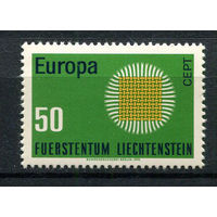 Лихтенштейн - 1970 - Европа (C.E.P.T.) - символ солнца - [Mi. 525] - полная серия - 1 марка. MNH.