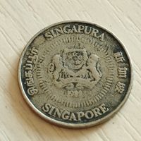 Сингапур 10 центов 1989г.